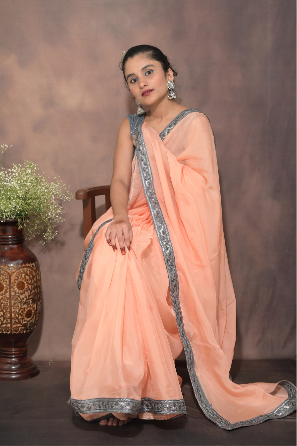 Organza saree online | pure organza saree online