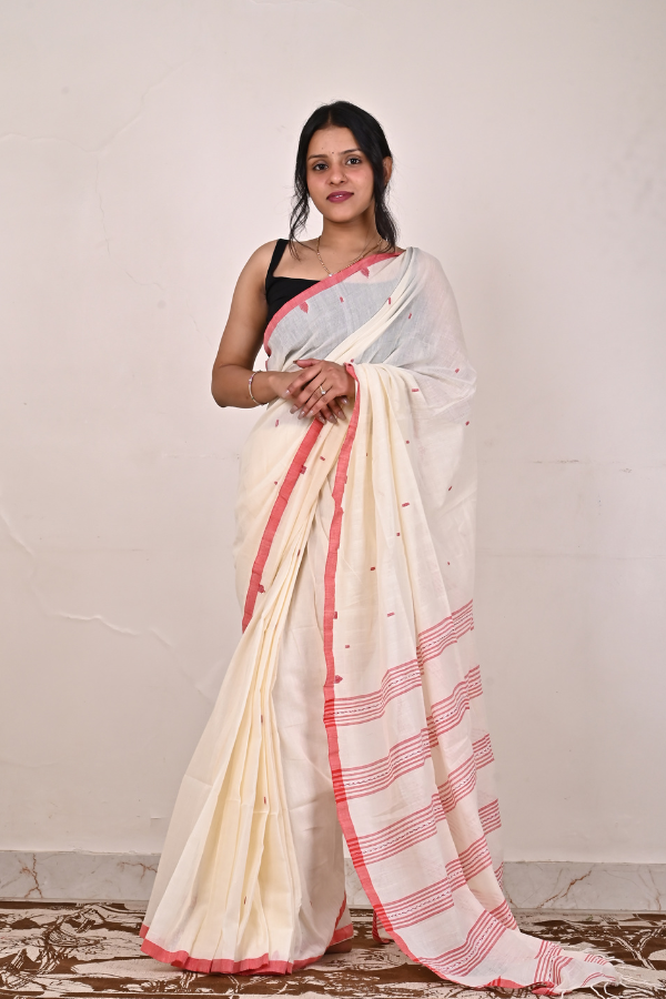 black cotton saree | mul cotton saree | sequin saree