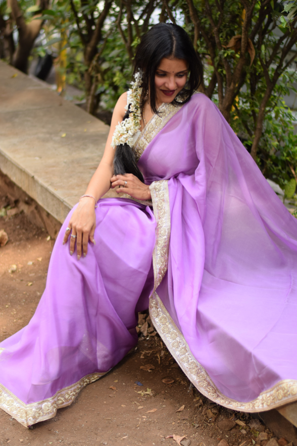 Organza saree online | pure organza saree online