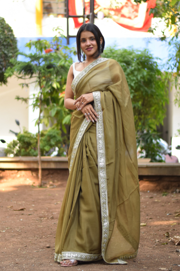 Organza saree online | pure organza saree online