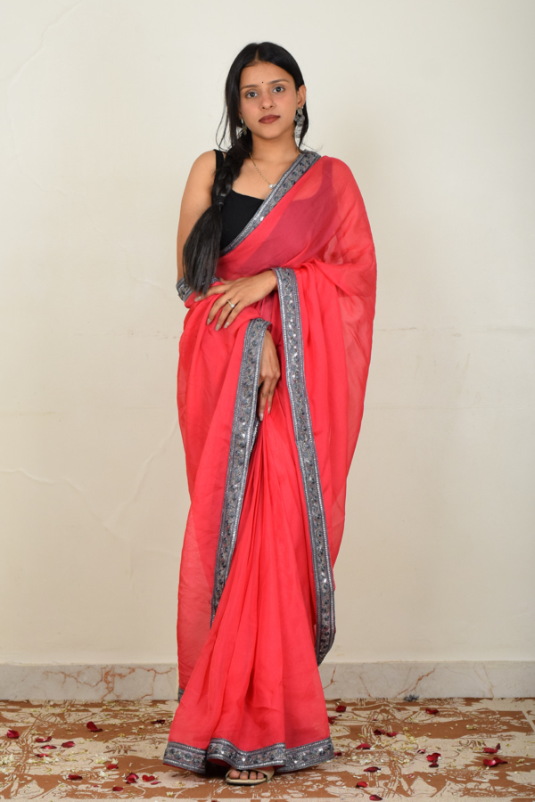 Organza saree online | pure organza saree online