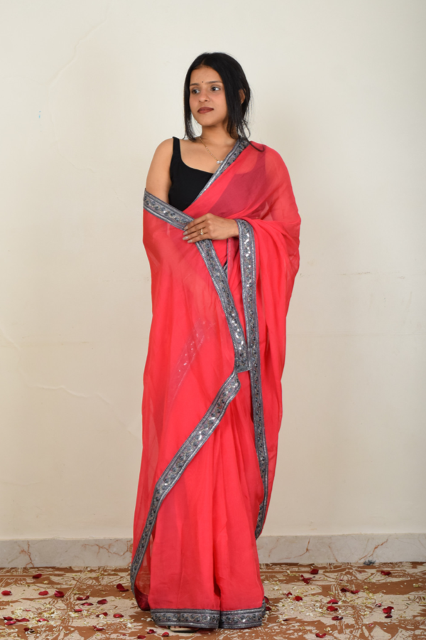 organza saree party wear | organza saree online